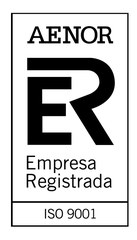 Sello AENOR Empresa Registrada ISO 9001