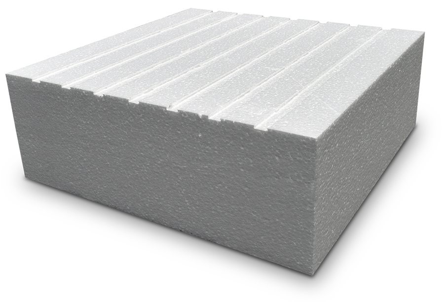 Casetón de poliestireno expandido para forjado reticular