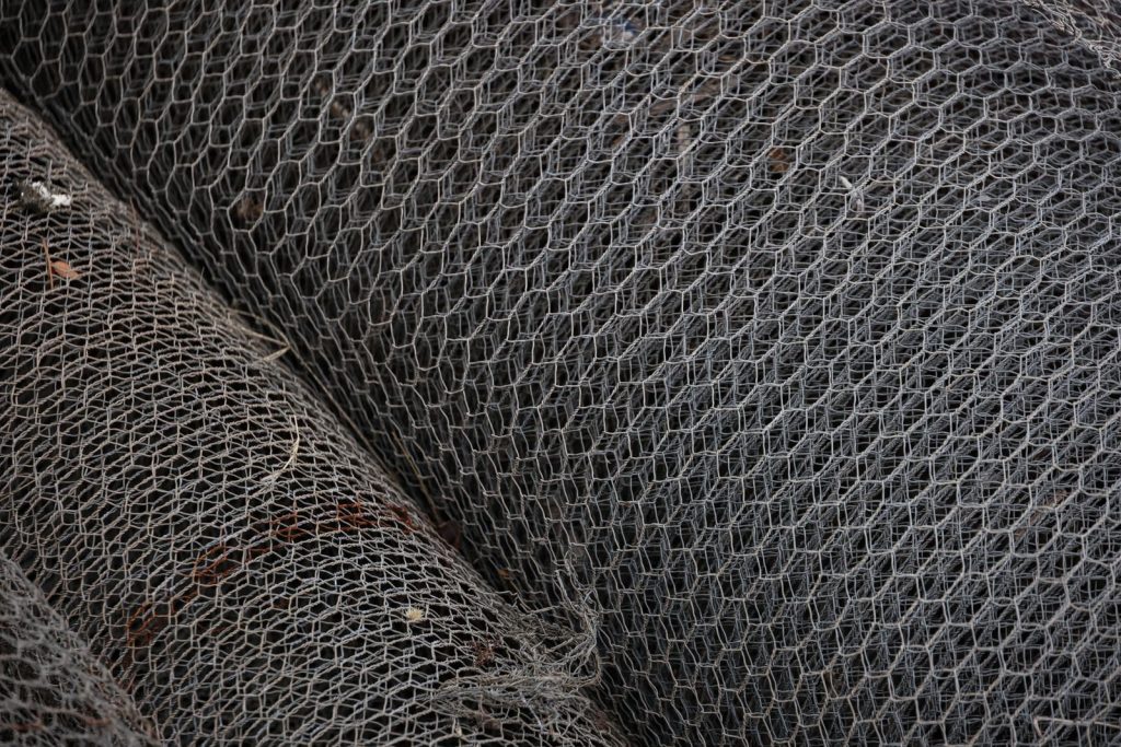 Rollos de malla hexagonal de triple torsión
